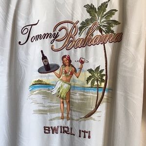 Swirl it Tommy Bahama Camp shirt XL